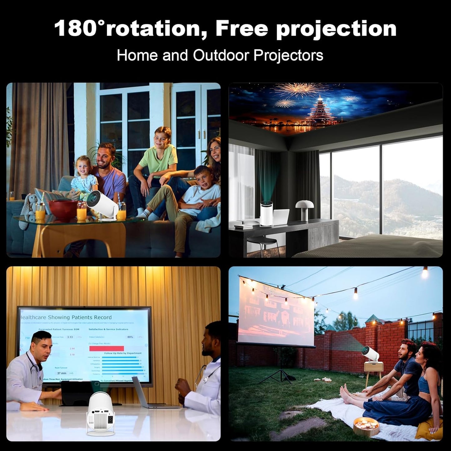 Cinematic Experience Mini Projector